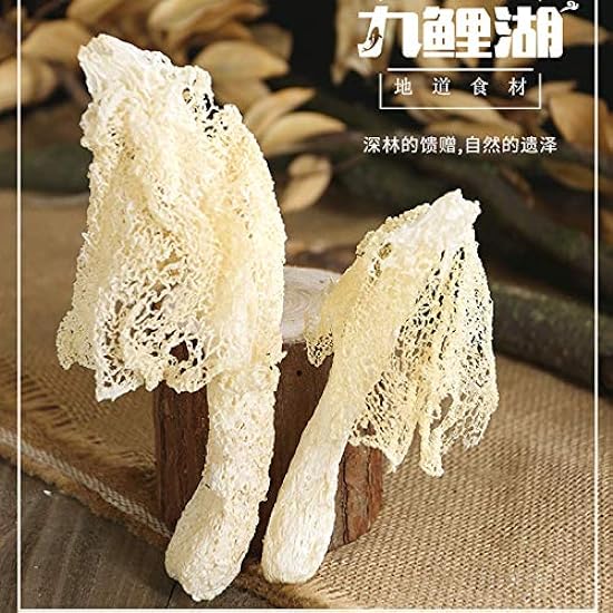 Jiulihu Bamboo Fungus Sulfur free Farmer Bamboo Fungus Dry Goods Specialty Bamboo Fungus Soup with Mushroom 65g-九鲤湖竹荪无硫农家竹荪干货特产竹笙煲汤菌菇 65g 294250356