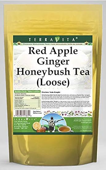 Red Apple Ginger Honeybush Tea (Loose) (4 oz, ZIN: 5416