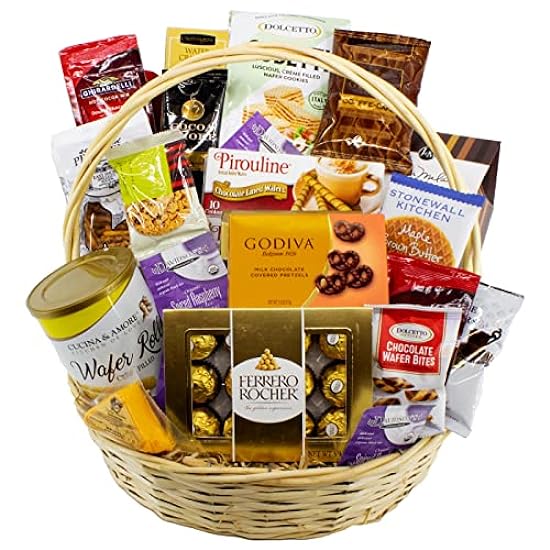 Deluxe Crackers & Basket | Featuring Delicious Chocolat