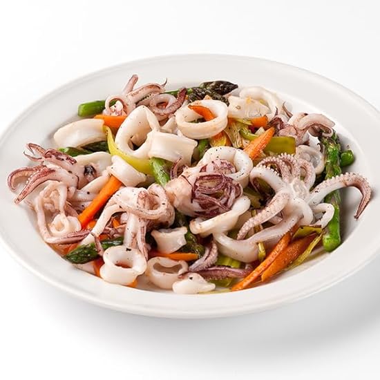 Panapesca Calamari Rings And Tentacles Portions Fully Cleaned, 8 ounce Portions (Pack of 20) 19282994