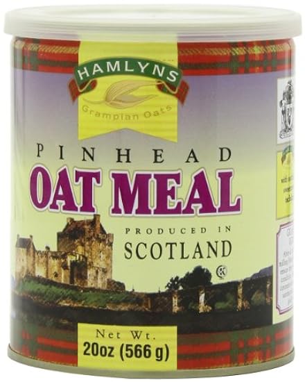 Hamlyn´s Pinhead Oatmeal, 20-Ounce Tins (Pack of 6