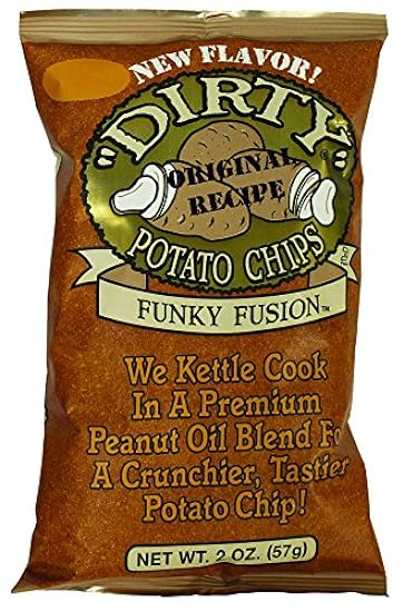 Dirty Kettle Potato Chips, Funky Fusion, 2 oz. Bag, 25 