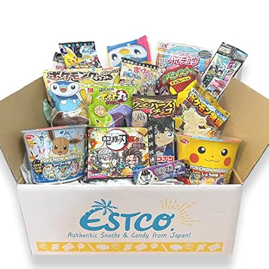 ESTCO. Japanese Anime Assorted Snack Box, Japanese Snac