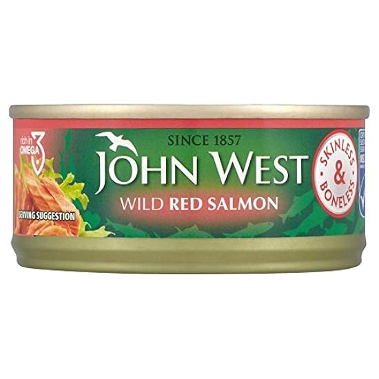 John West Wild Rojo Salmon Skinless & Boneless (105g) - Pack of 6 883277268