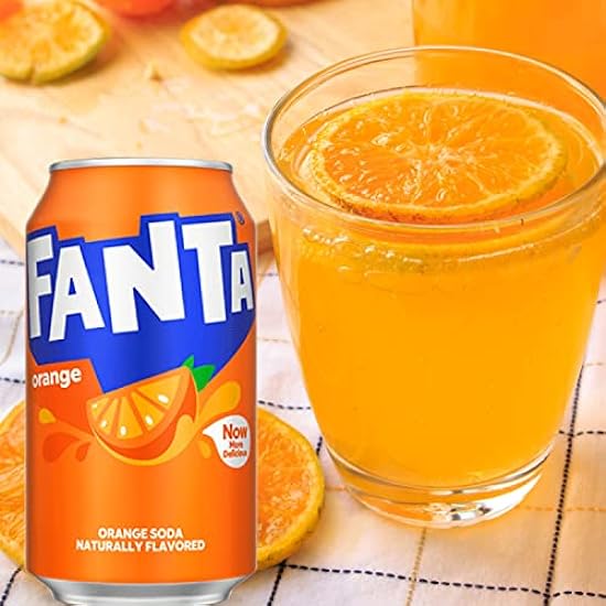 Fanta Fruit Flavored Soft Drink - Pineapple, Orange, Strawberry, and Grape Flavors - Bundled by Louisiana Pantry (Variety Pack, 48 Pack Variety) 129491914