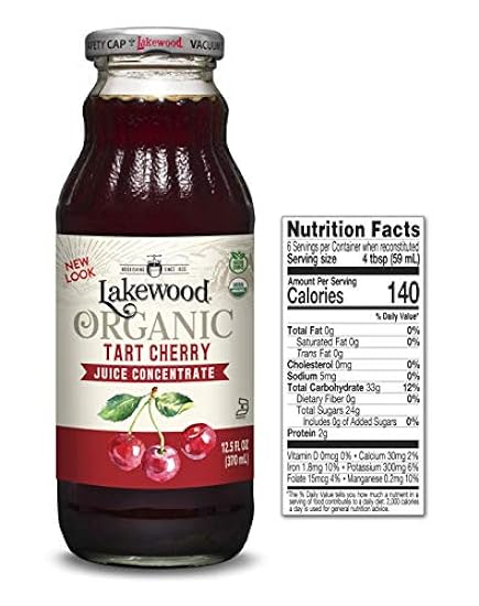 Lakewood Organic Tart Cherry Concentrate Juice, 12.5 Ou