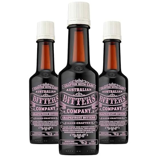 Australian Company Grapefruit Bitters: Elevate Your Cocktails with 4oz Bottles Perfect for Classic Mixed Drinks | 3 PACK 446208396