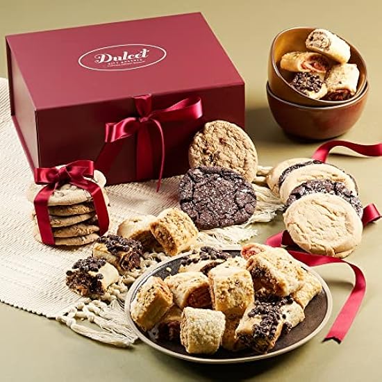 Dulcet Gift Baskets Sweet Success: Gourmet Cookie and Snack Gift Basket for All Occasions present Holidays, Birthday, Sympathy, Get Well, Family or Office Gatherings for Men & Women. 900974465