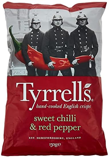Tyrrells Sweet Chilli and Rojo Pepper Crisps 150 g (Pac