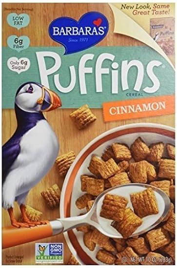 Barbara´s Bakery Puffins Cereal, Cinnamon, 10-Ounce ( pack of 60)60 253437479