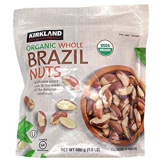 Kirkland Signature Organic Whole Brazil Nuts (1 Count) 