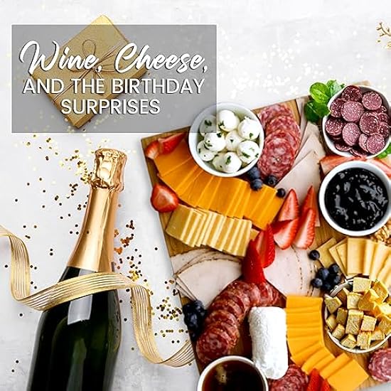 GiftWorld Birthday Meat and Cheese Gift Baskets, Birthday Cheese and Crackers Gift Basket, Birthday Food Gifts Assortment | Happy Birthday Food Gift Basket For Women, Birthday Food Gifts for Men 555608080