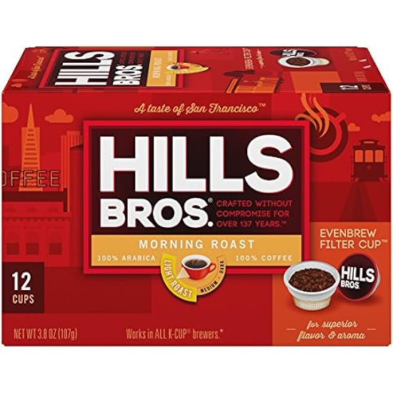 Hills Bros Café, Morning Roast Light Roast, Single Serv