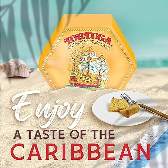 TORTUGA Caribbean Original Rum Cake with Walnuts - 16 oz Rum Cake 3 Pack - The Perfect Premium Gourmet Gift for Stocking Stuffers, Gift Baskets, and Christmas Gifts - Great Cakes for Delivery 700758199