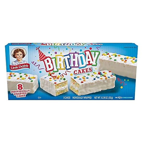 Little Debbie Birthday Cakes, 128 Individually Wrapped Cakes (16 Boxes) 559303752