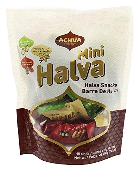 Achva Variety Mini Halva Snacks Kosher For Passover - P