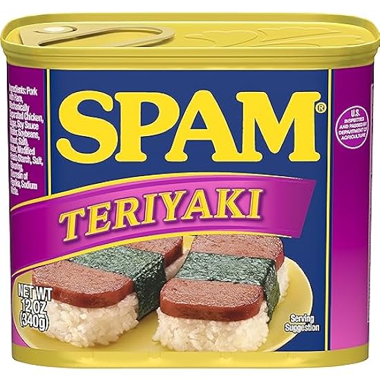 Spam Teriyaki, 12 Ounce Can (Pack of 12) 875514757