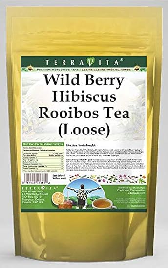 Wild Berry Hibiscus Rooibos Tea (Loose) (4 oz, ZIN: 539