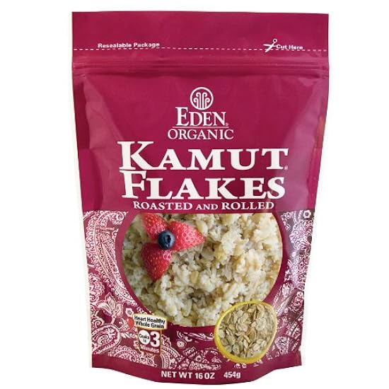 EDEN Kamut Flakes, 16 -Ounce Pouches (Pack of 6) 201363830