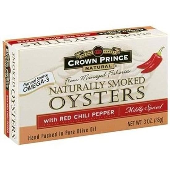 Crown Prince Oysters W/Chli Pepper 72x 3OZ 936760448