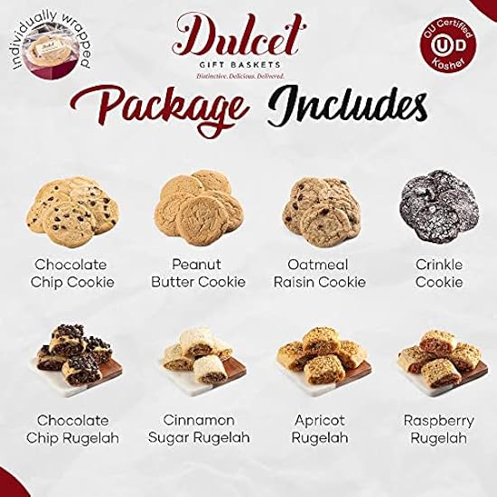 Dulcet Gift Baskets Sweet Success: Gourmet Cookie and Snack Gift Basket for All Occasions present Holidays, Birthday, Sympathy, Get Well, Family or Office Gatherings for Men & Women. 702453701