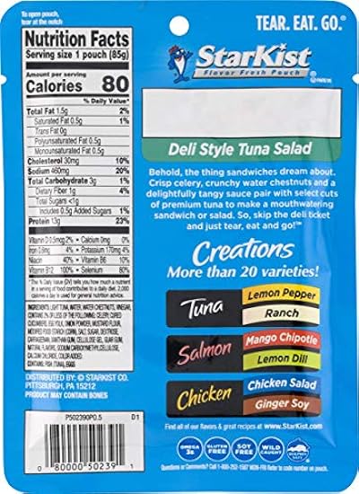 StarKist Ready-to-Eat Tuna and Chicken Salad Bundle (24 Count) 197183253