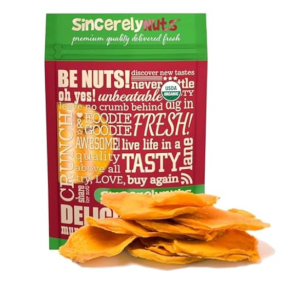 Sincerely Nuts Dried Organic Mango Slices (3 LB)- Comid