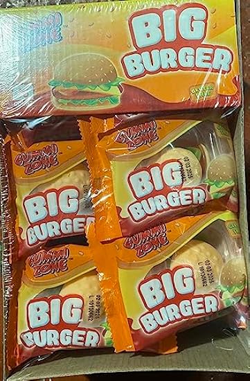 Gummi Zone - Big Burger, Fruit And Cream Flavoured Gumm
