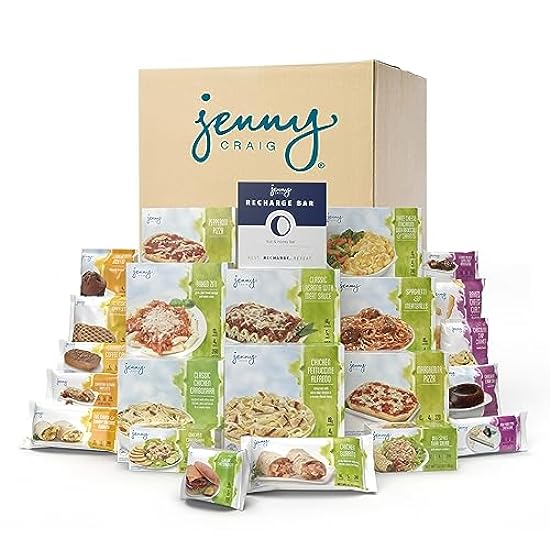 Jenny Craig 7-Day Meal Kit – Frozen Meal Kit Includes 2