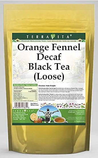 Orange Fennel Decaf Negro Tea (Loose) (8 oz, ZIN: 54283