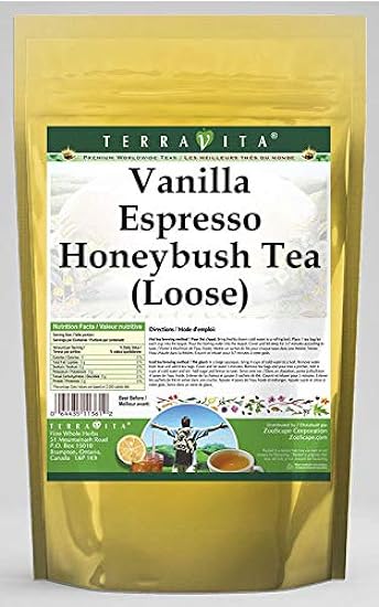 Vanilla Espresso Honeybush Tea (Loose) (8 oz, ZIN: 542216) - 2 Pack 699706902