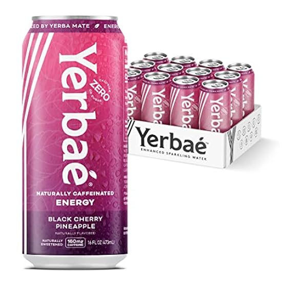 Yerbae Energy Beverage - Negro Cherry Pineapple, 0 Suga