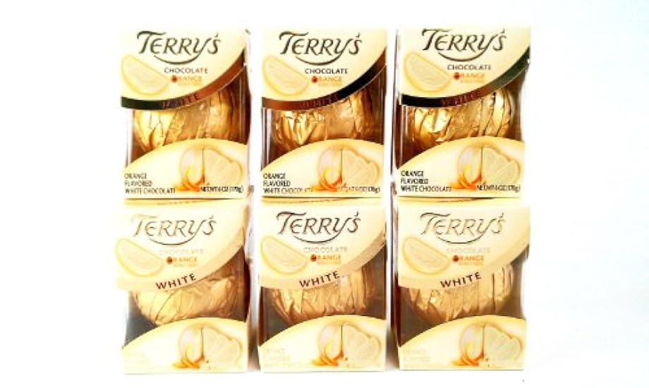 Terry´s Blanco Chocolate Oranges 5.18oz (Pack of 6
