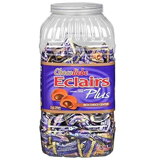 Chocoliebe Eclairs Plus Jar, 721.5 g, 202 pc 569896173