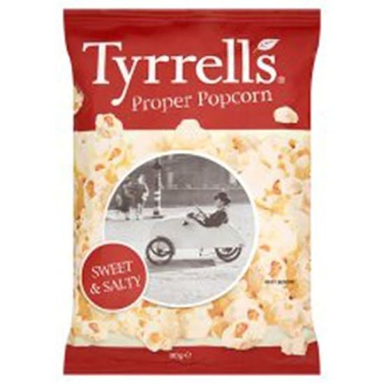 (10 Pack) - Tyrrells - Popcorn Sweet & Salty | 80g | 10