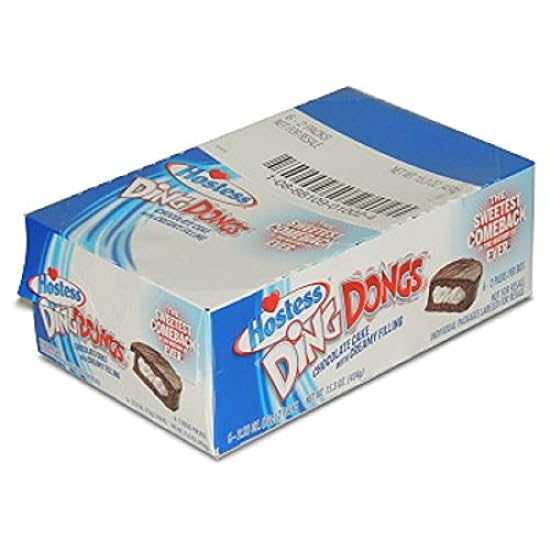 HOSTESS CHOCOLATE DING DONG 2.55-oz 2 pack (12 in a pac