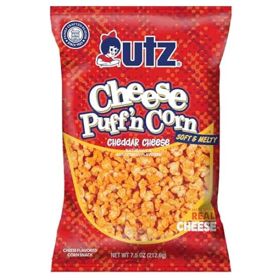 Utz Quality Foods Cheddar Cheese Puff´n Corn- 7.5 