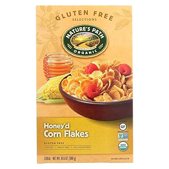 Natures Path Organic Cold HoneyD Corn Flake Cereal, 10.
