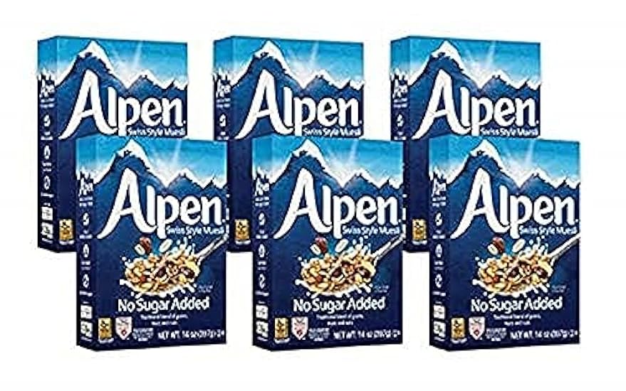 Alpen Muesli Sin azucar Added Cereal, Heart Healthy Cer
