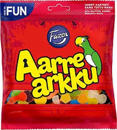 Fazer Aarrearkku Fruit & Salmiakki taste Gummy 12 Packs