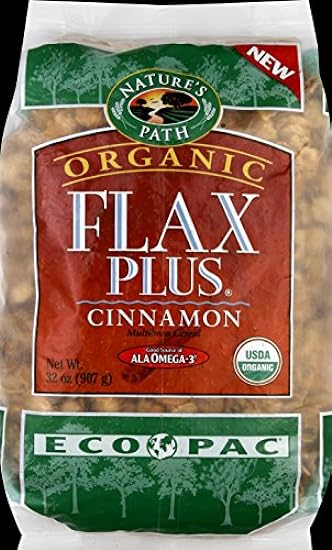 Nature´s Path Organic Flax Plus Cereal - Cinnamon - Case of 6 - 32 oz. 685893380