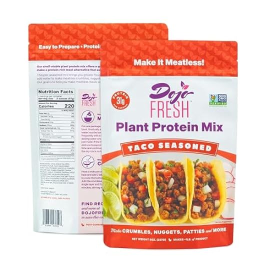 Dojo Fresh Taco Seasoned Plant Protein Mix – Plant Base