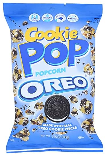 Cookie Pop Oreo Popcorn, Non GMO, 5.25 Ounces (Pack Of 