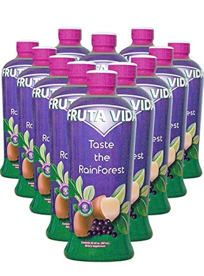 Fruta Vida – 12 Pack of 30 oz Bottles – Acai – Yerba Ma