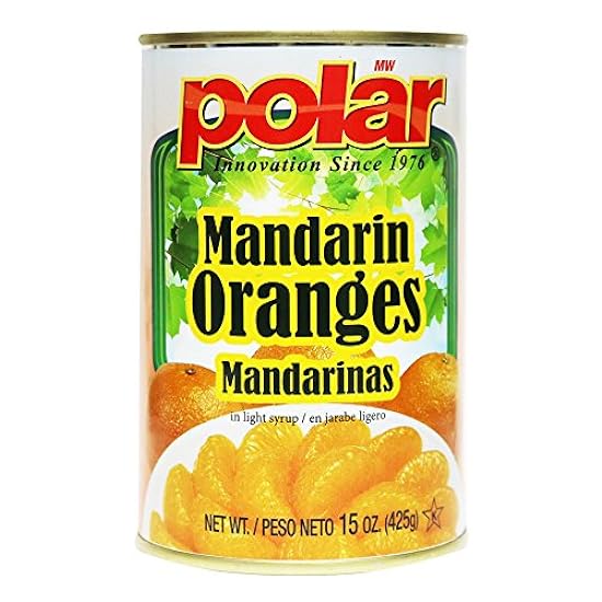 MW Polar Polar Mandarin Oranges in Light Syrup, 15 Ounc