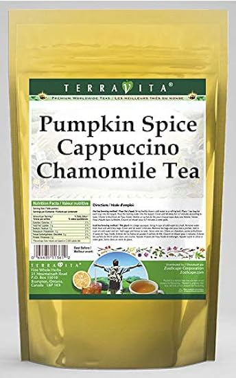 Pumpkin Spice Cappuccino Chamomile Tea (25 tea bolsas, 