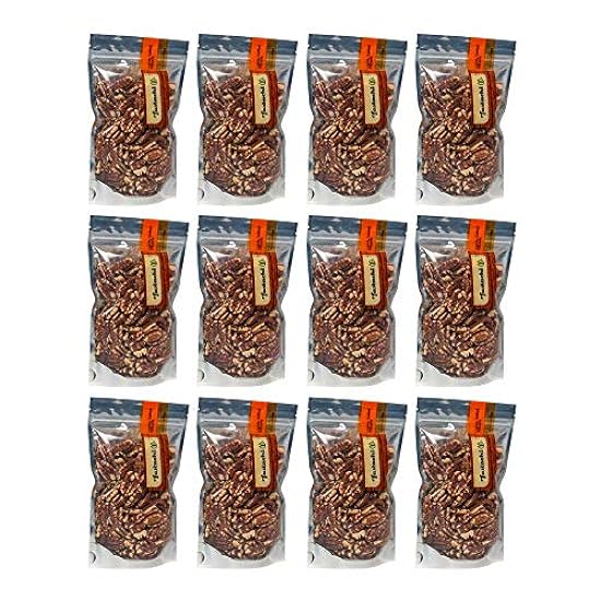 Lightly Salted Pecans 6oz (12-Pack) | Salted Nuts Snack