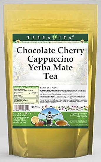 Chocolate Cherry Cappuccino Yerba Mate Tea (25 tea bols