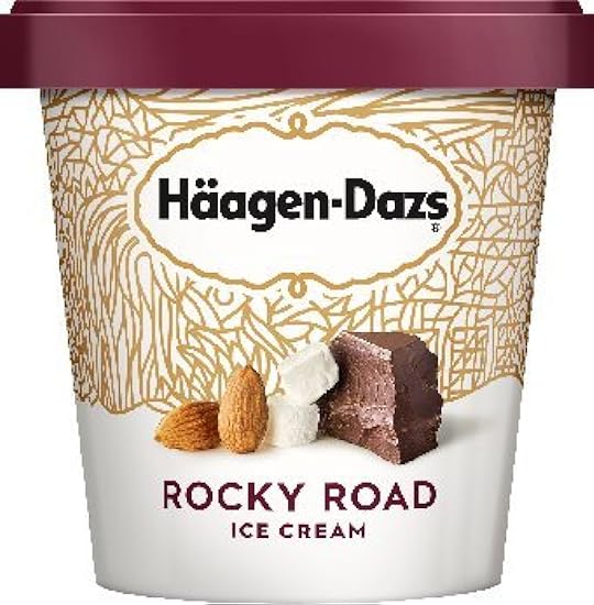 Haagen-Dazs, Rocky Road Ice Cream, Pint (8 Count) 129982396