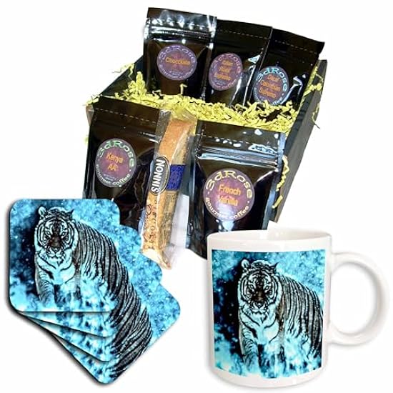 3dRose Intense Bengal Tiger With Image Of Light Infused